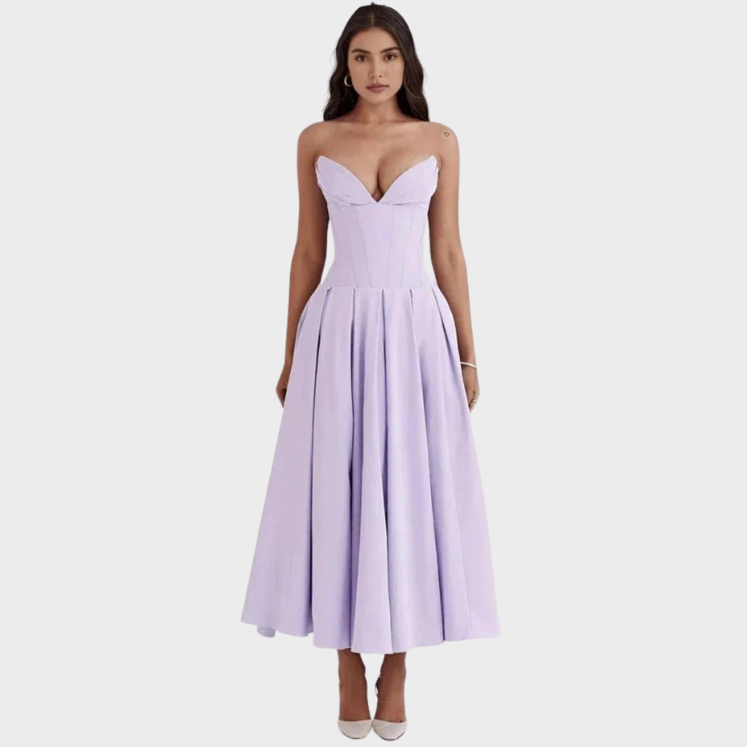 Harper | Vestido midi elegante para mujeres