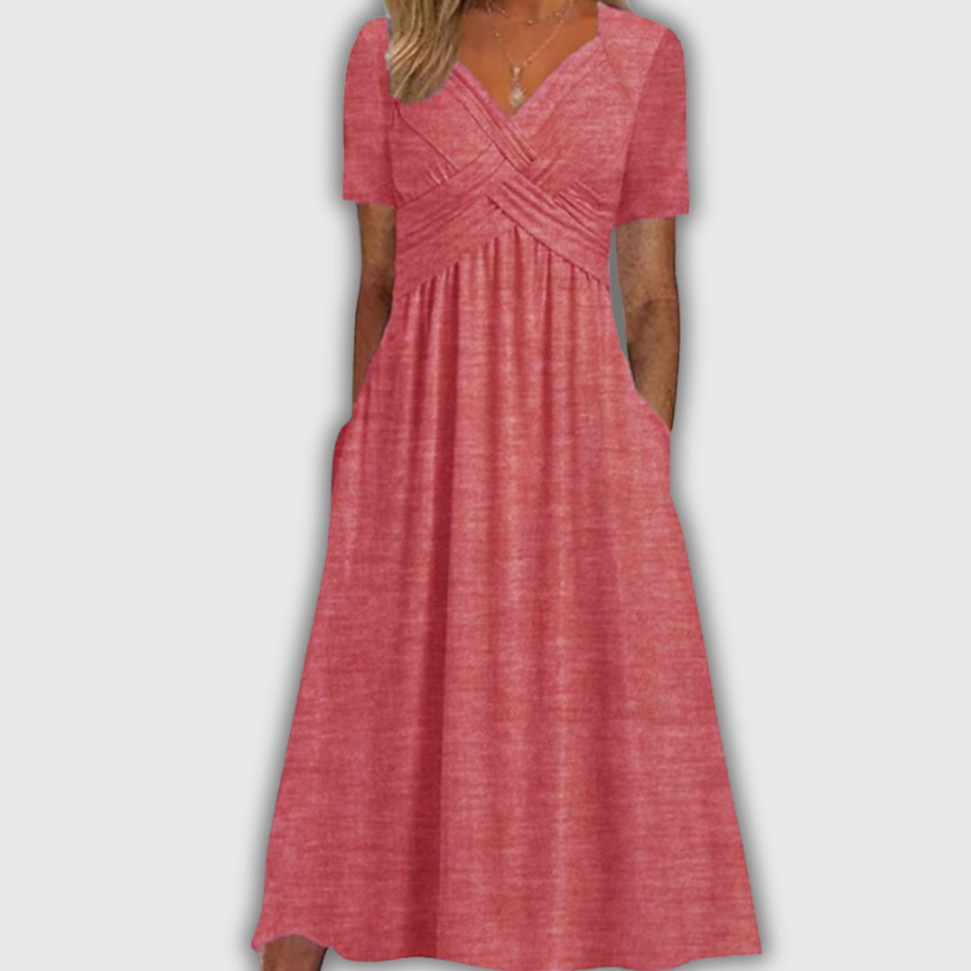 Elira | Vestido de Elegancia Cruzada