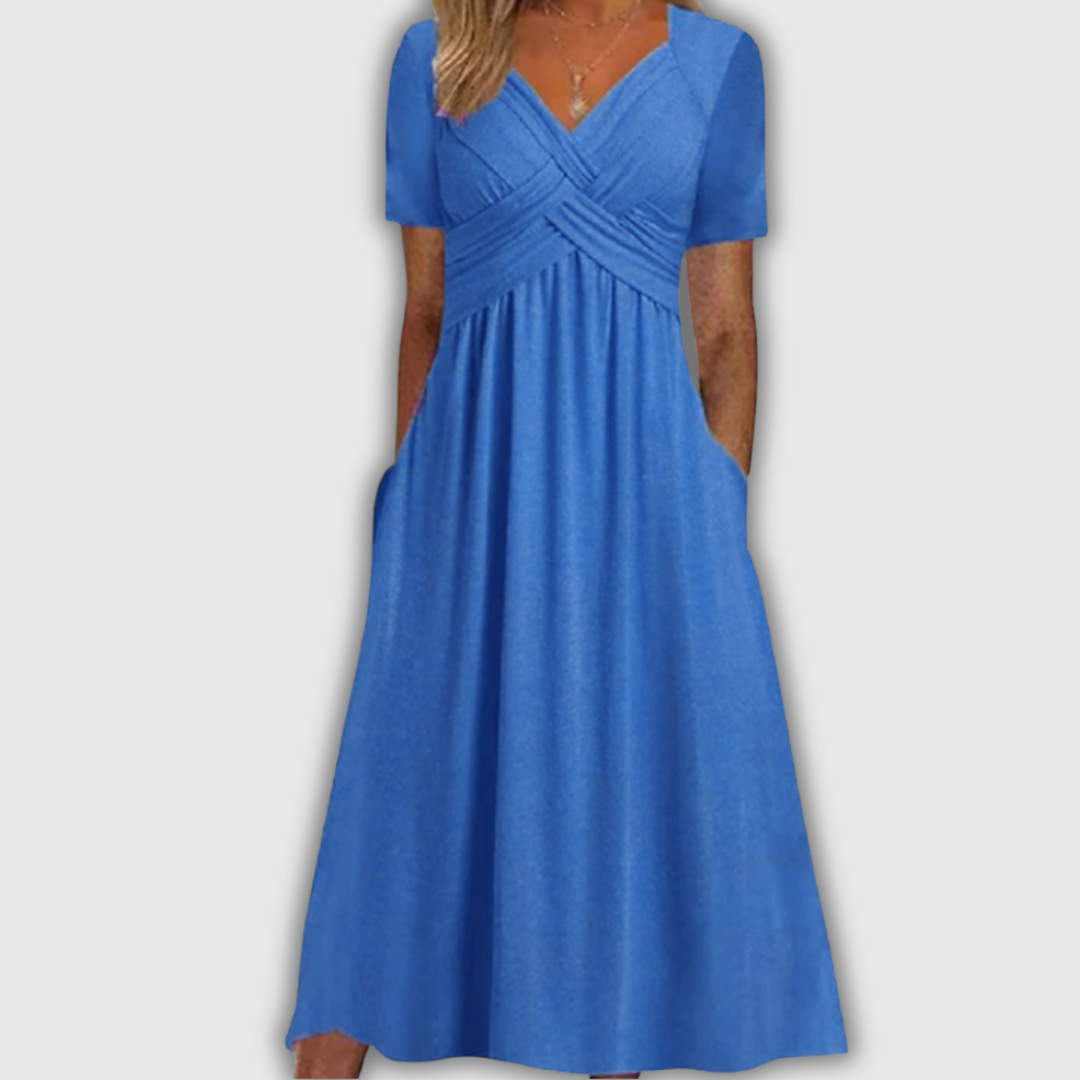 Elira | Vestido de Elegancia Cruzada