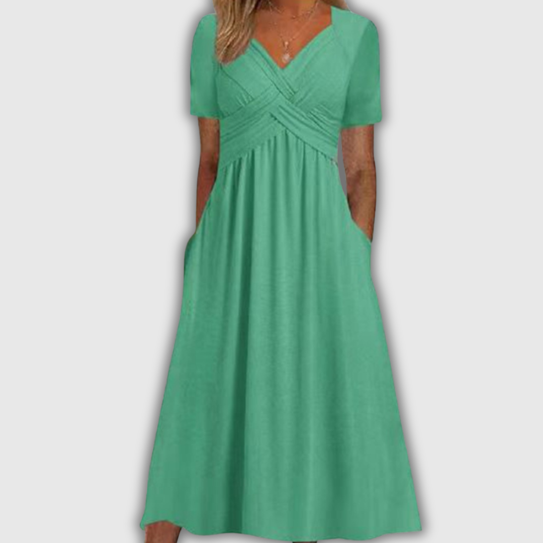 Elira | Vestido de Elegancia Cruzada