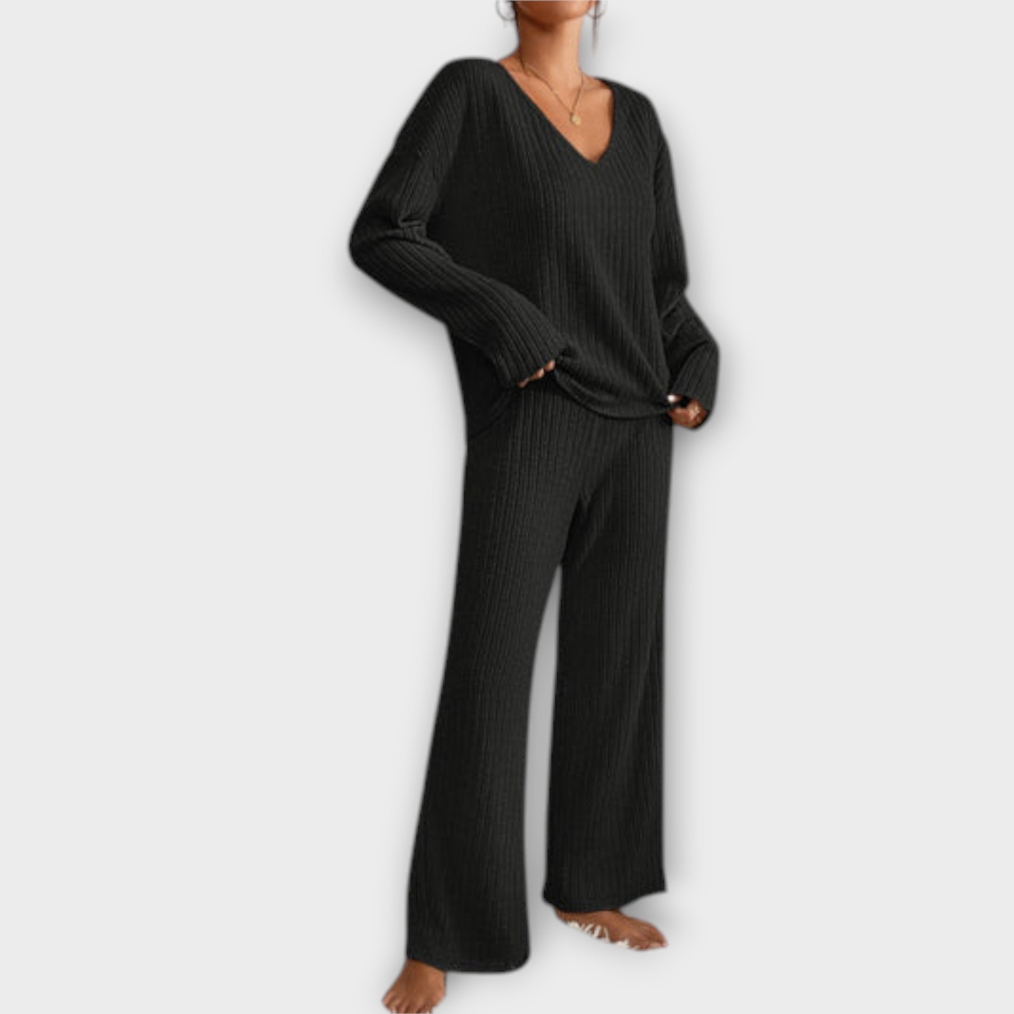 Kathy - Conjunto de dos piezas cómodo para uso diario