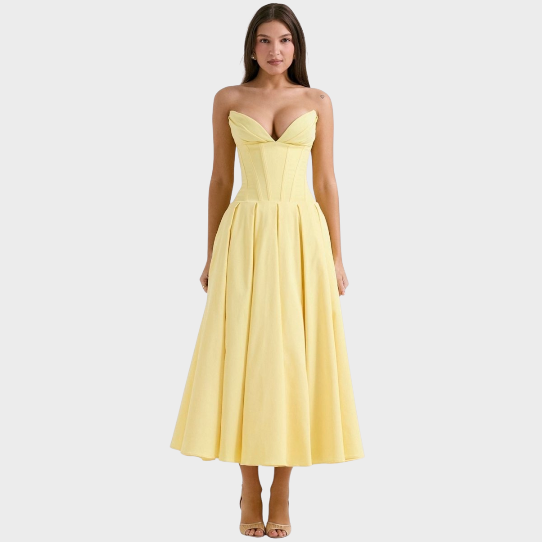 Harper | Vestido midi elegante para mujeres