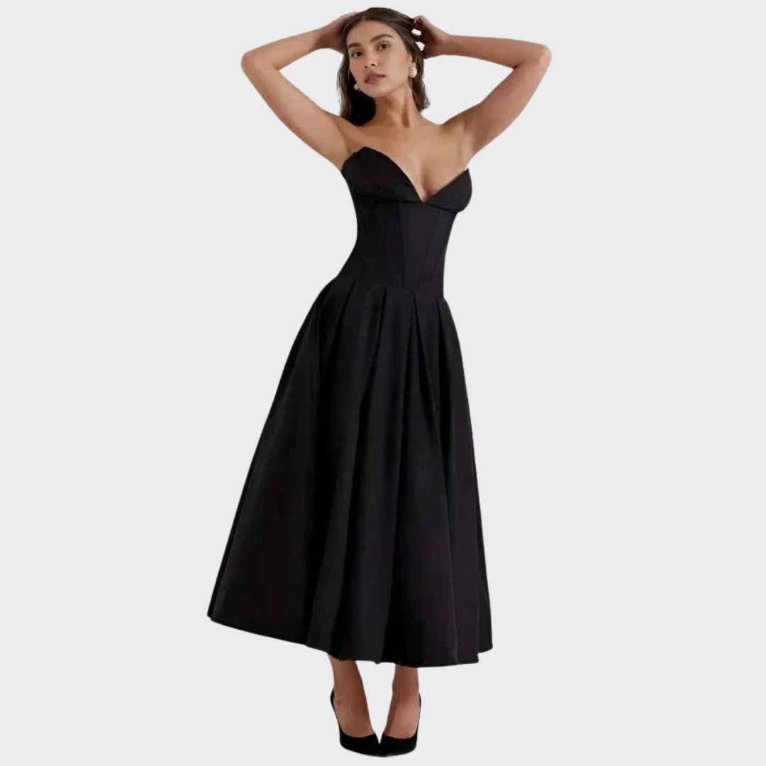 Harper | Vestido midi elegante para mujeres
