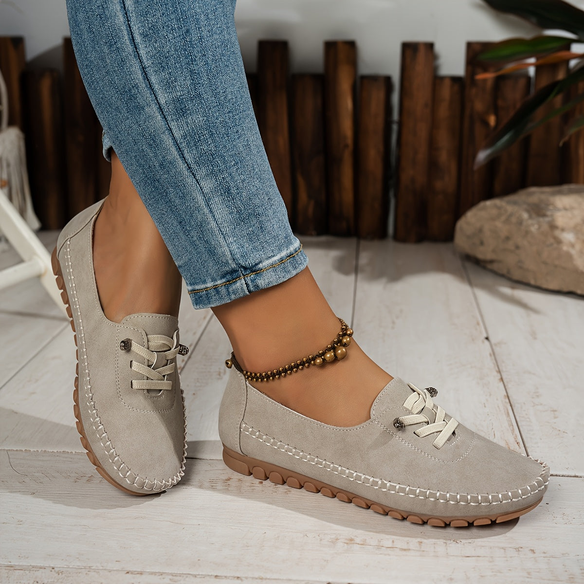 Catarina - Mocasines de gamuza elegantes