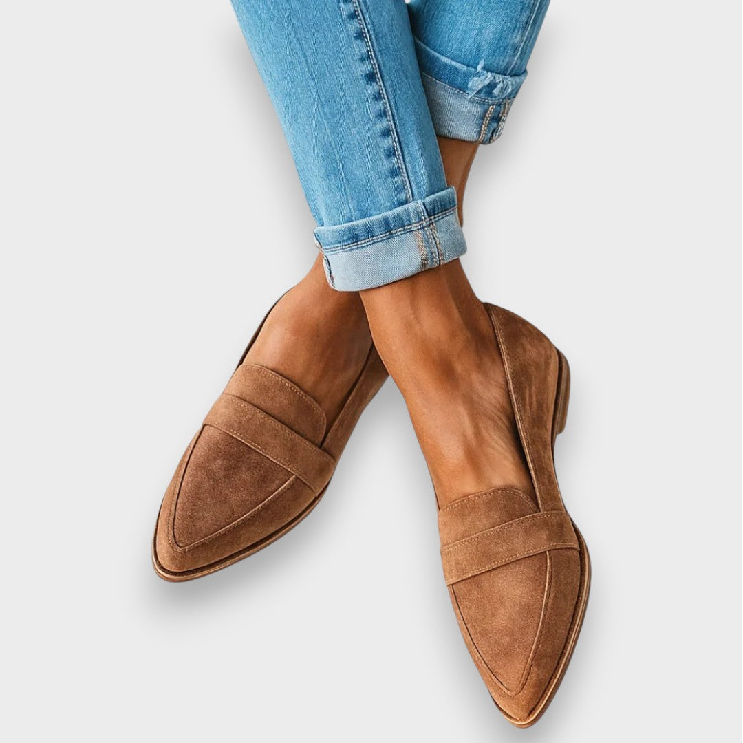 Rosa | Mocasines ortopédicos de cuero
