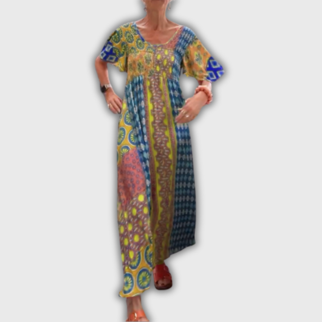 Poppy – Vestido Midi Elegante con Estampado Paisley