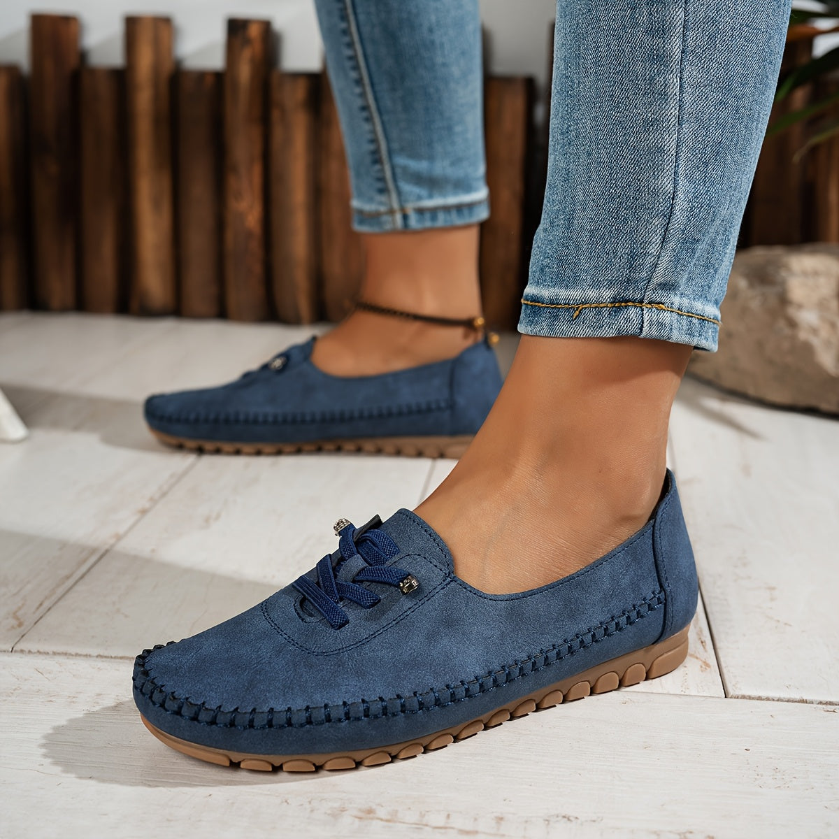 Catarina - Mocasines de gamuza elegantes