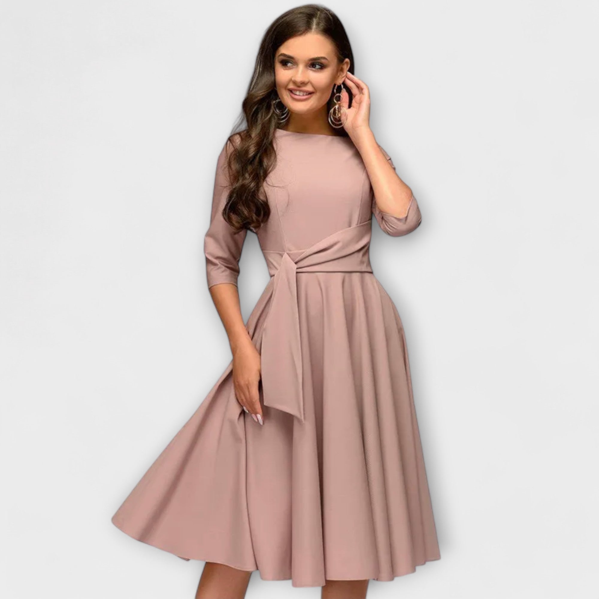 Vestido elegante de estilo swing