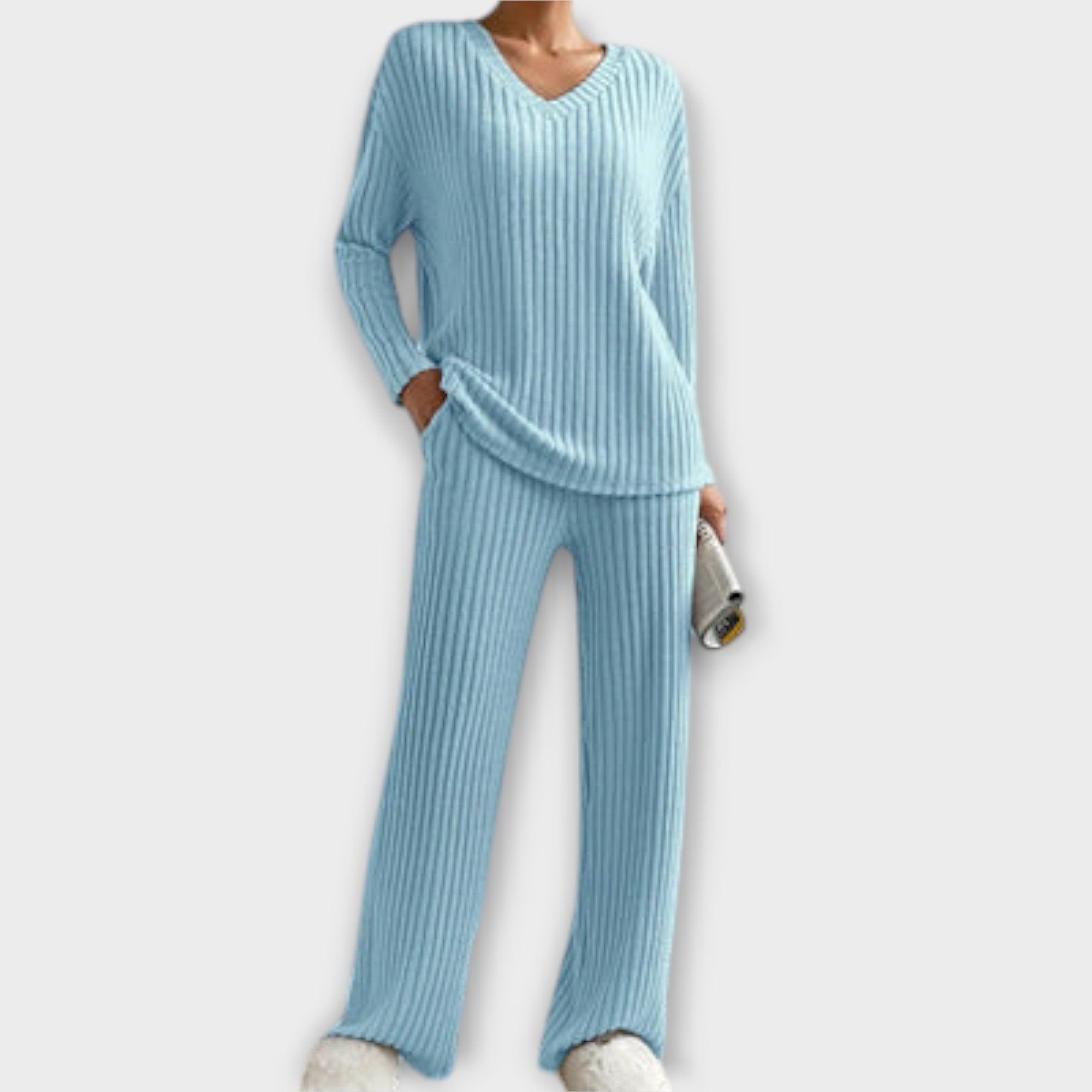 Kathy - Conjunto de dos piezas cómodo para uso diario