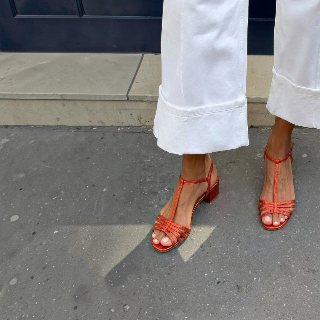Allegra | Sandalias Doradas: Elegancia Diaria para Cada Día