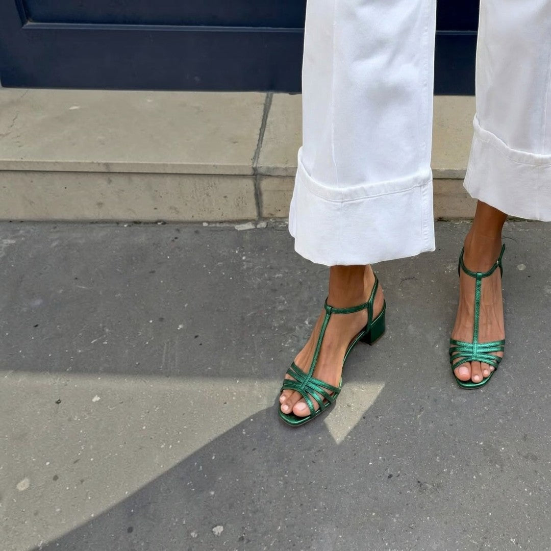 Allegra | Sandalias Doradas: Elegancia Diaria para Cada Día