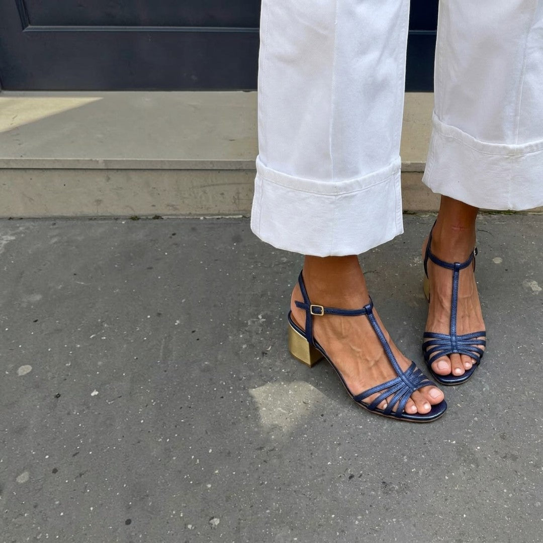 Allegra | Sandalias Doradas: Elegancia Diaria para Cada Día