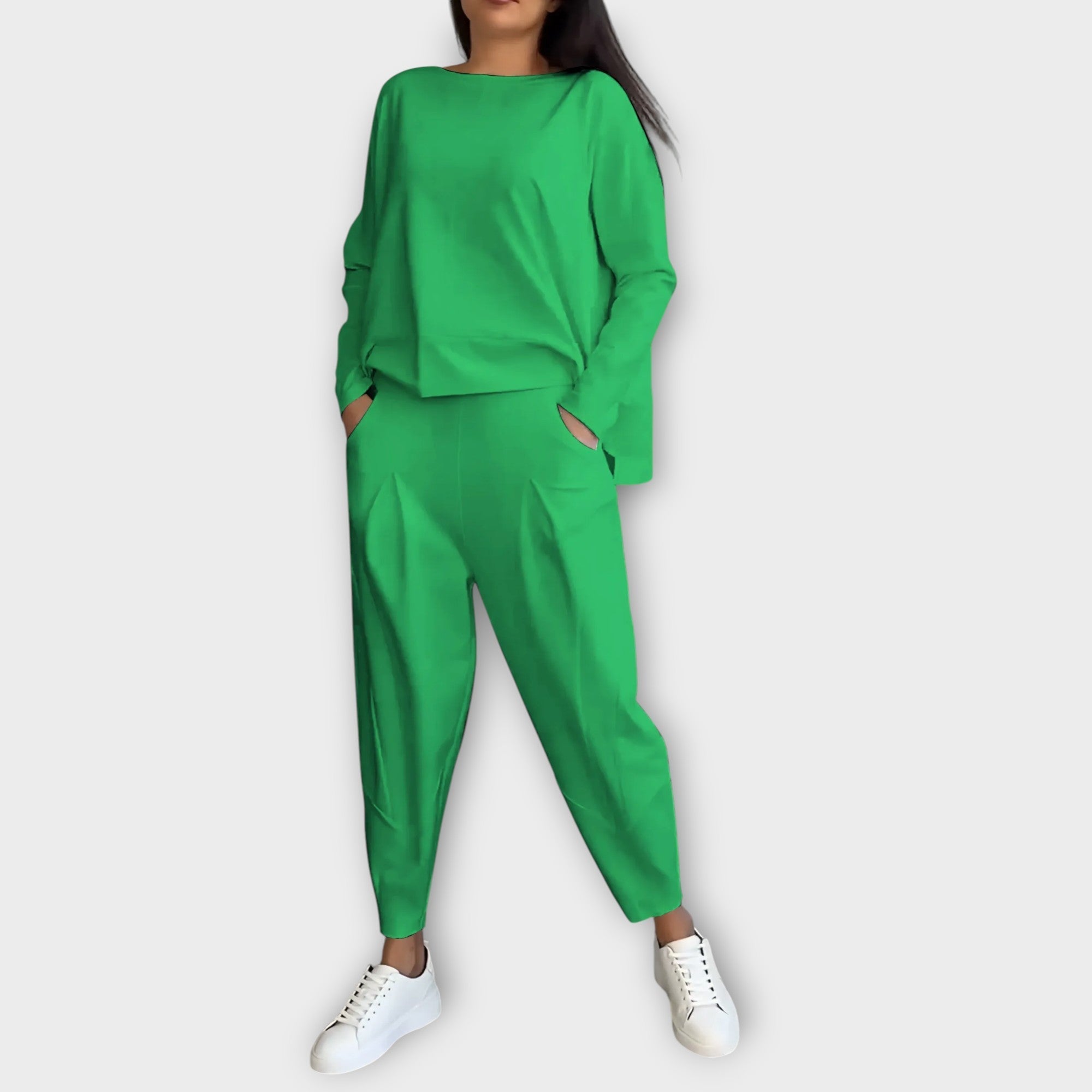 Amalie - Conjunto de 2 piezas chic para un estilo sin esfuerzo