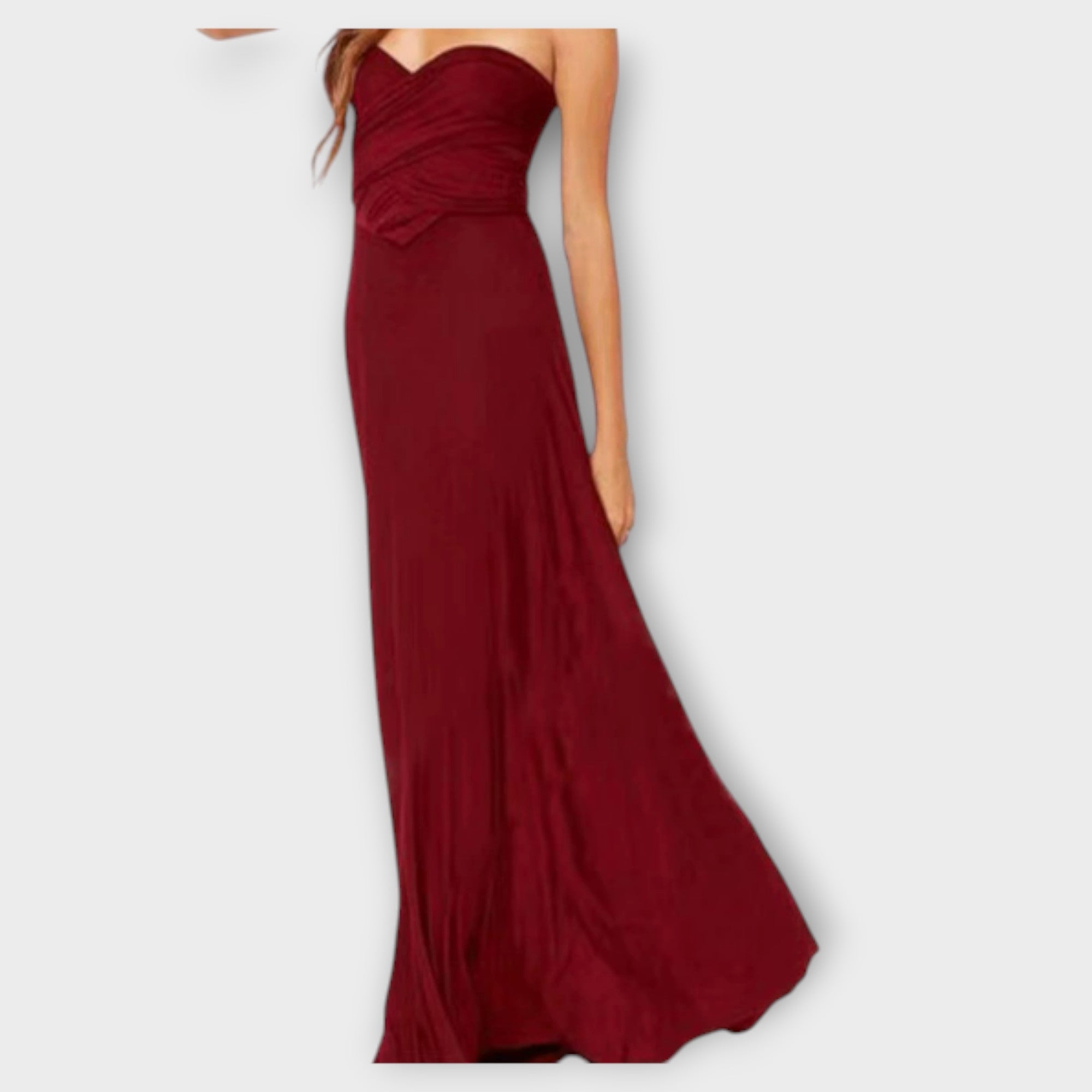 Zara - Vestido maxi envolvente