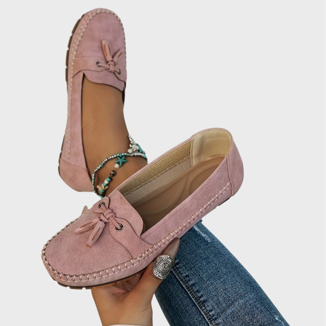 Nadine | Mocasín cepillado clásico