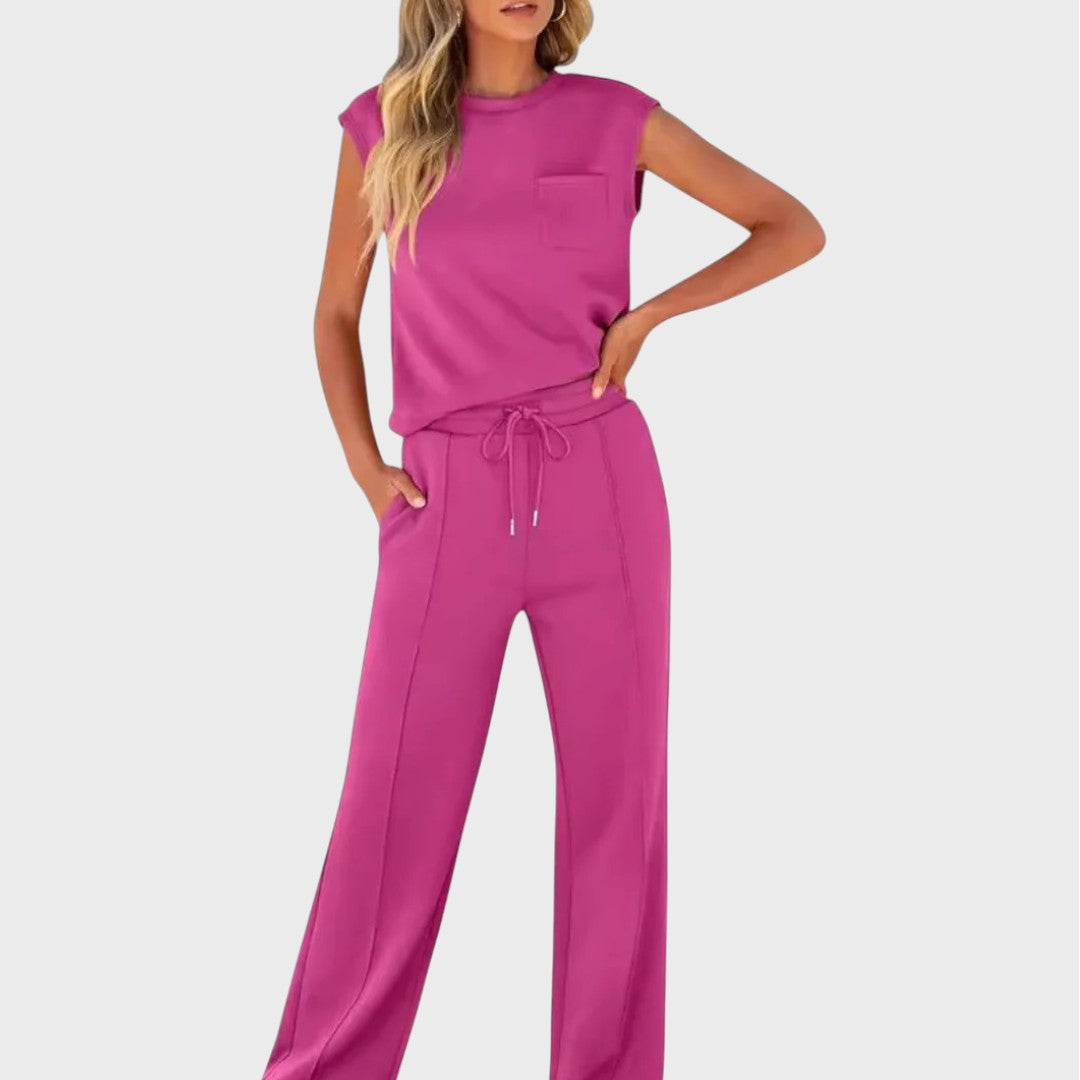 Kaiya Conjunto Casual de Verano Suave – Comodidad Sin Esfuerzo para Días Soleados