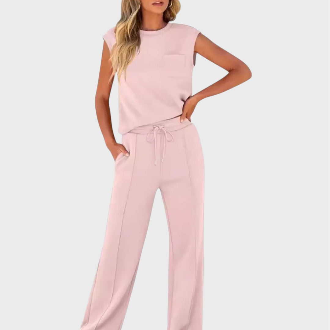 Kaiya Conjunto Casual de Verano Suave – Comodidad Sin Esfuerzo para Días Soleados