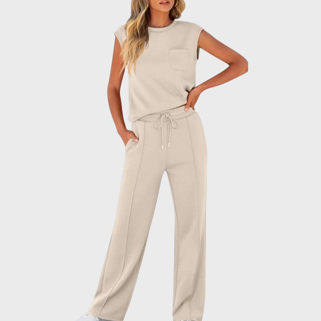 Kaiya Conjunto Casual de Verano Suave – Comodidad Sin Esfuerzo para Días Soleados
